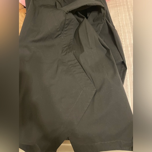 Lafayette 148 Classic Cotton Button Blouse in Black - Picture 7 of 7